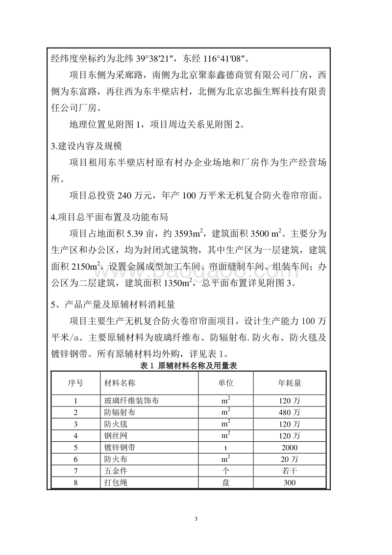 XX公司卷帘帘面项目环境影响评价报告表.pdf_第4页