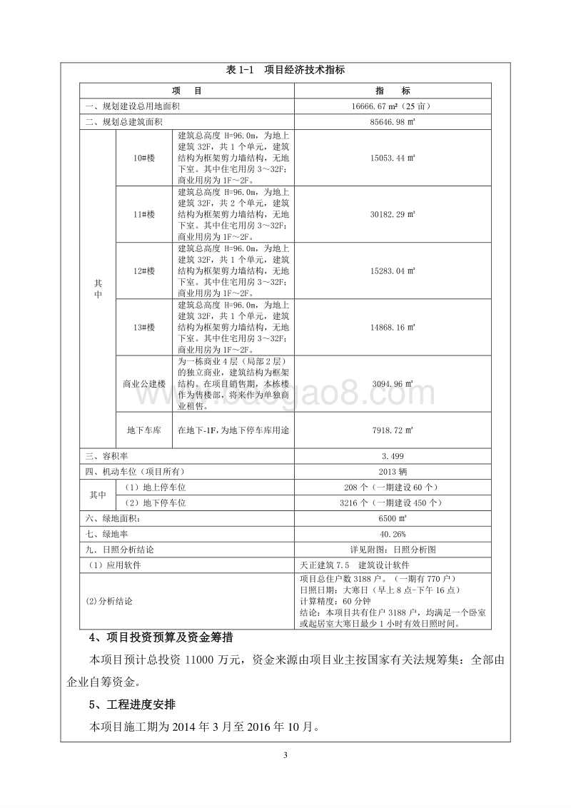 XX商住区项目工程环境影响评价报告书.doc_第5页