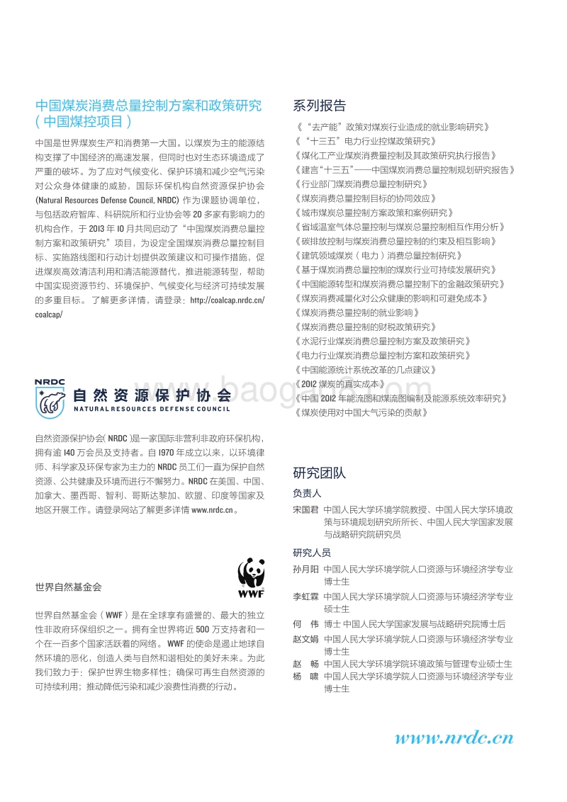 城市低效燃煤总量配额交易政策建议报告.pdf_第2页