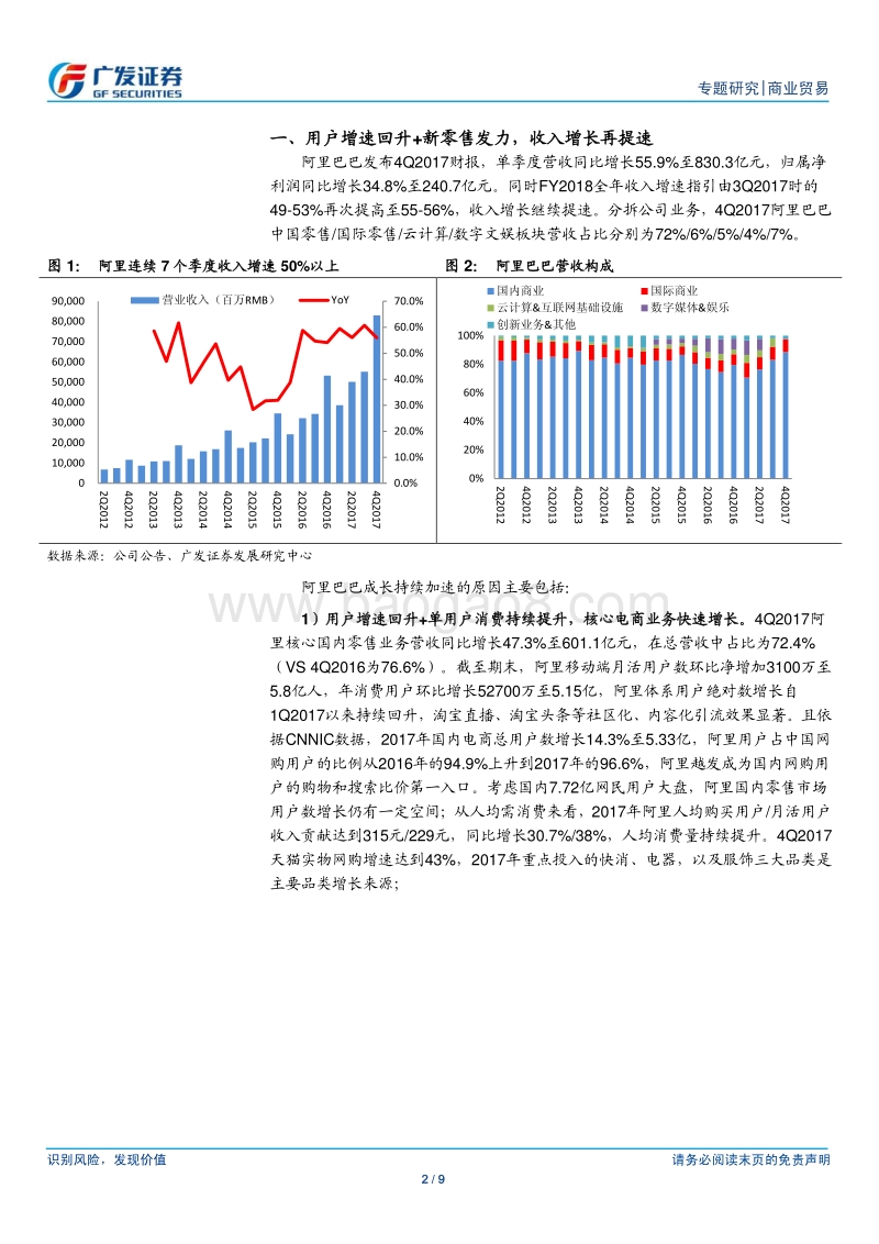 2018阿里巴巴关于新零售加速落地，巨头成长进入新阶段.pdf_第2页