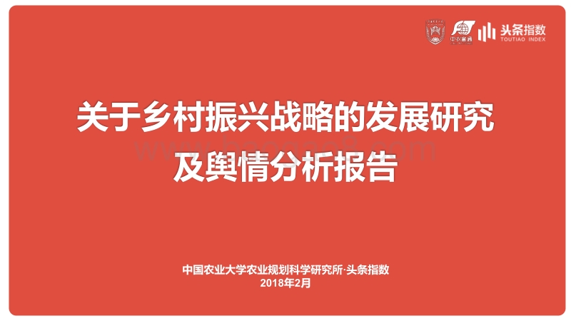关于乡村振兴战略的发展研究及舆情分析报告.pdf_第1页