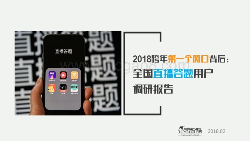 全国直播答题用户调研报告.pdf_第1页