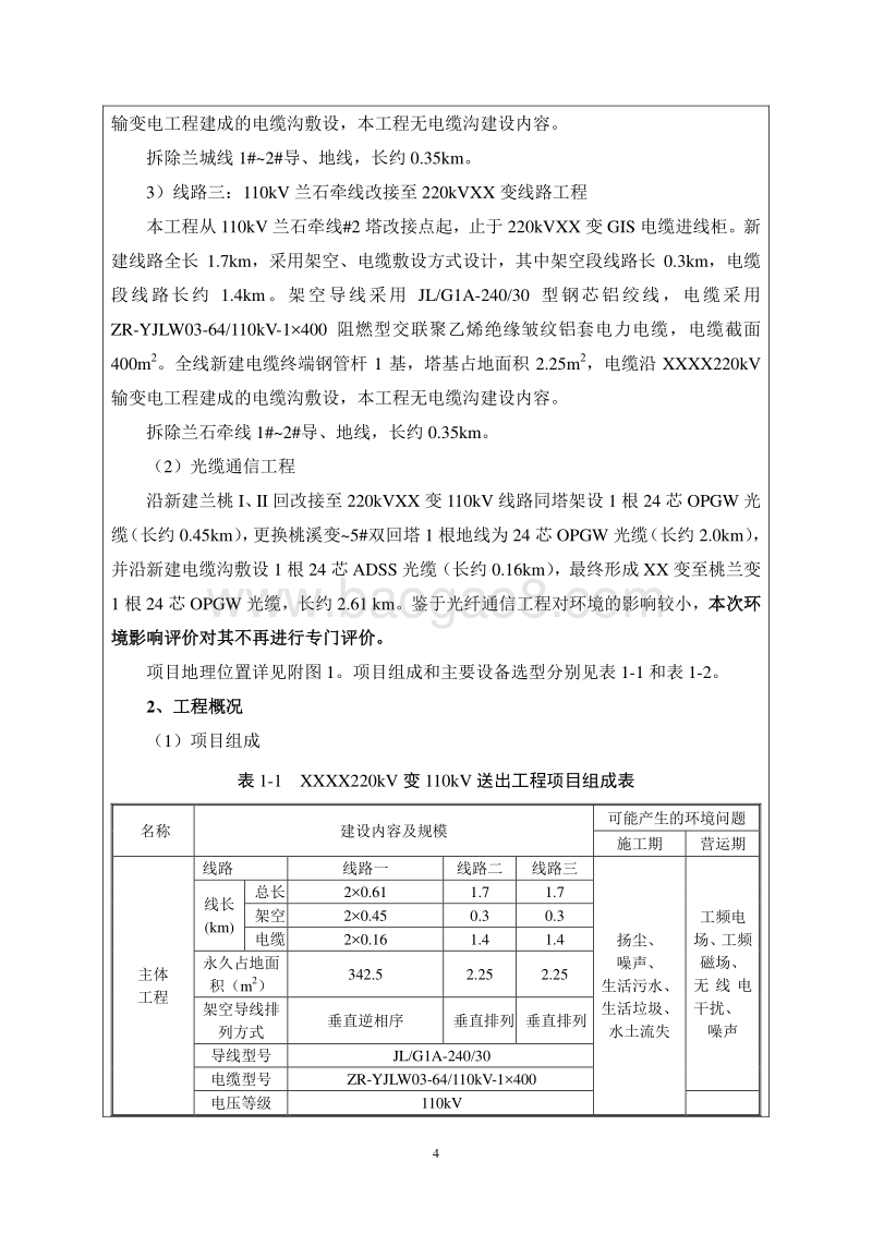 XX变电站环境影响评价报告表.doc_第4页
