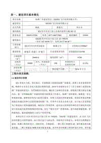XX厂厂房建设项目环境影响报告表.doc