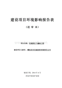 XX道路工程环境影响评价报告表.pdf