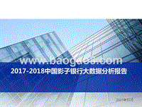 2017-2018中国影子银行大数据分析报告.pptx