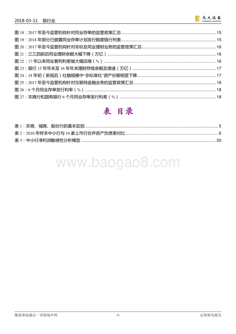 银行业：金融监管下的中小行经营分析报告.pdf_第3页