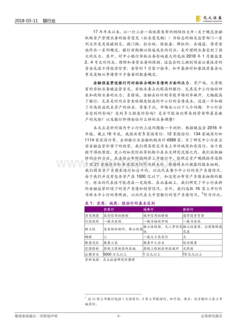 银行业：金融监管下的中小行经营分析报告.pdf_第5页