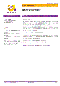 城投转型模式全解析.pdf