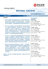 城投转型系列之四： 城投布局金控，机遇还是风险.pdf
