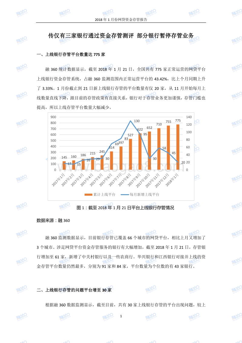 2018年1月份网贷资金存管报告.pdf_第2页