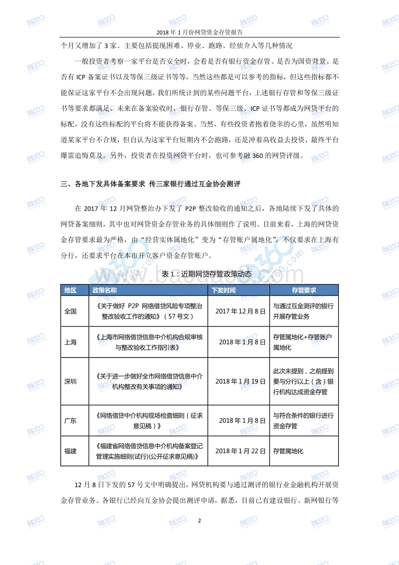 2018年1月份网贷资金存管报告.pdf_第3页