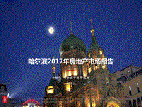 哈尔滨2017年房地产市场报告.pdf