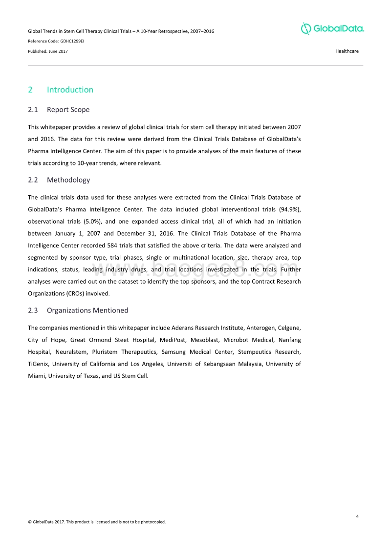 干细胞治疗临床试验的全球趋势：2007–2016十年回顾（英文版）.pdf_第4页