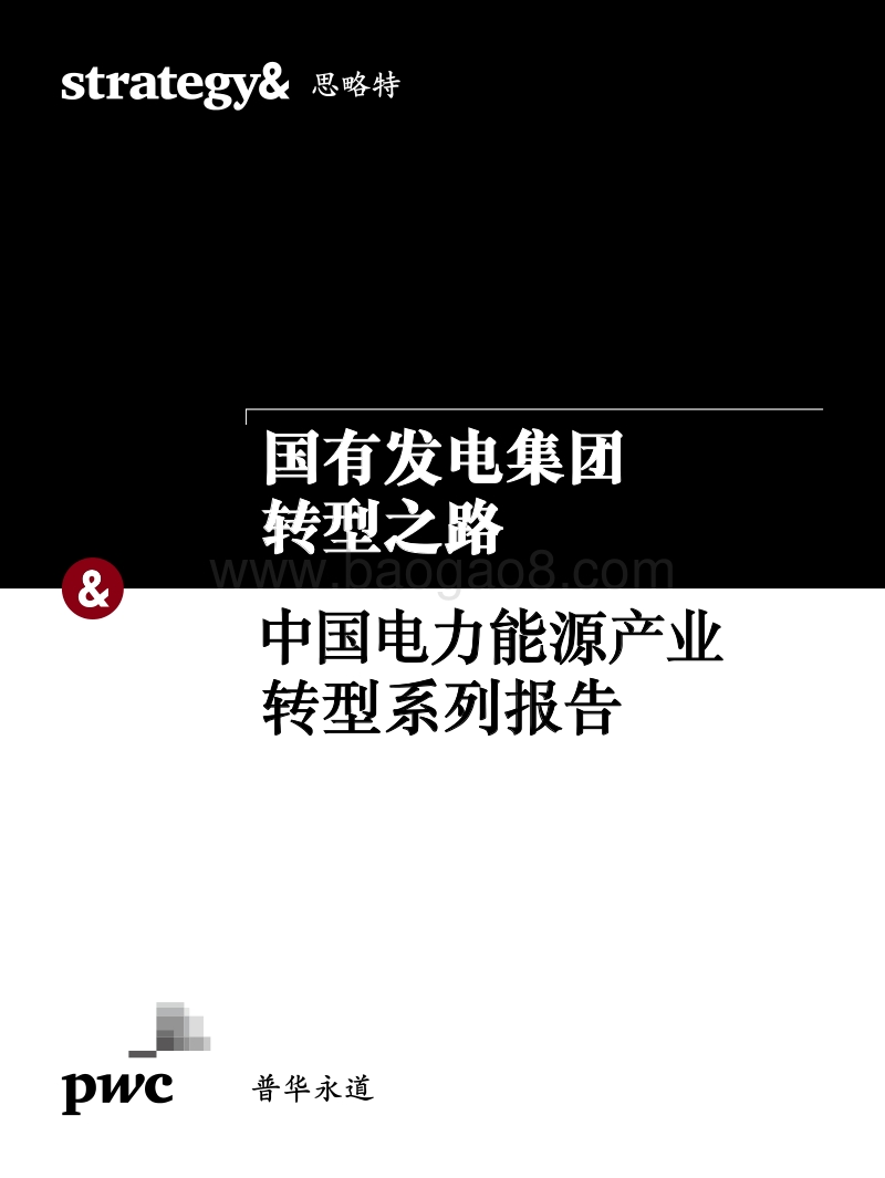 中国电力能源产业转型系列报告：国有电力集团转型之路.pdf_第1页