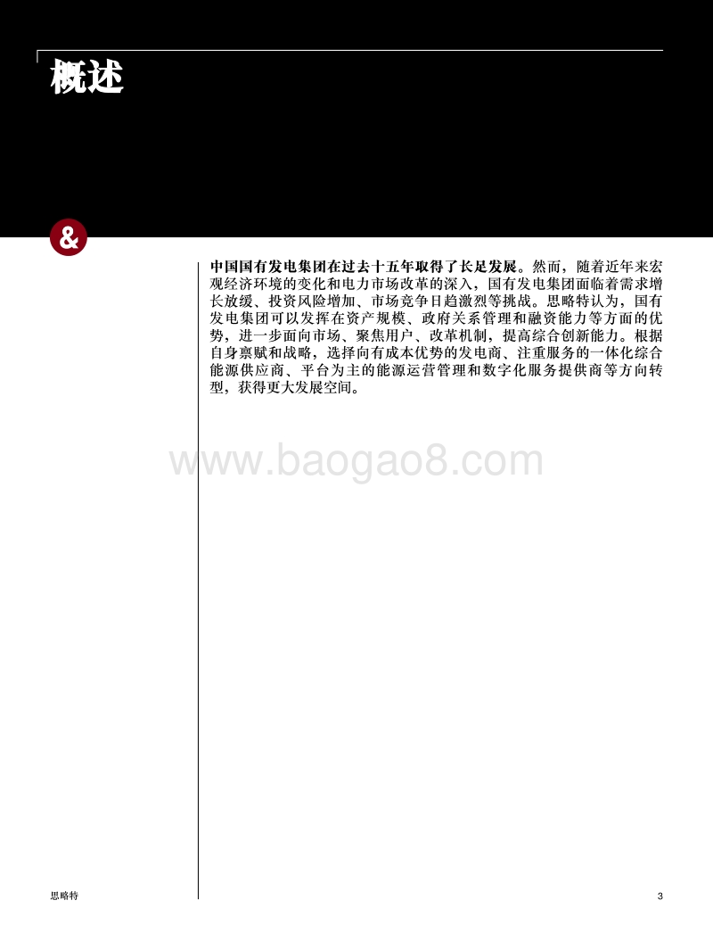 中国电力能源产业转型系列报告：国有电力集团转型之路.pdf_第3页