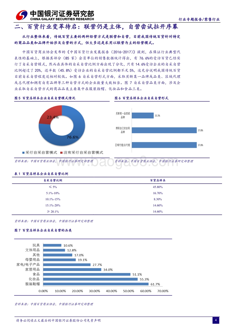新零售专题报告：借力新零售，百货企业能否推动自营比例提升？.pdf_第4页