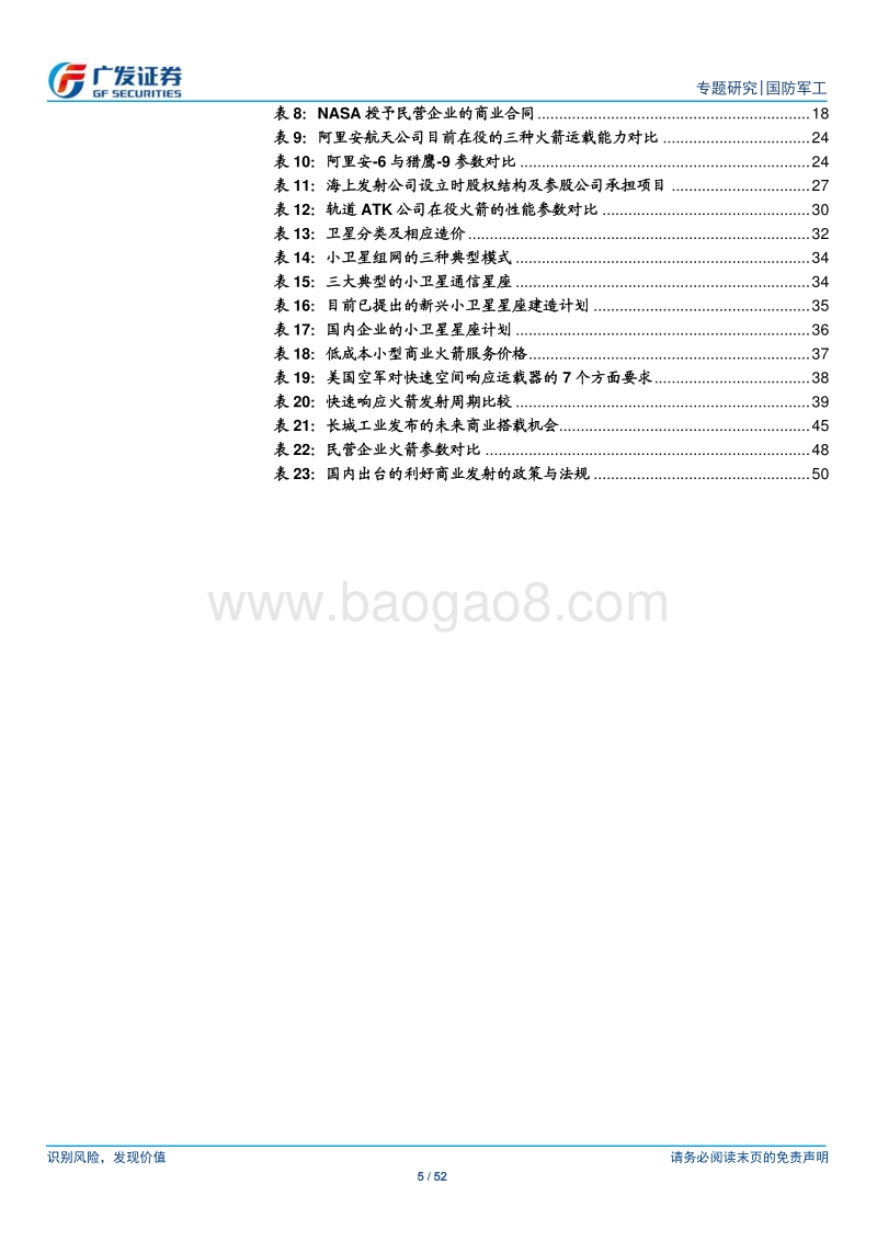 运载火箭发射进入快车道，商业发射市场蓄势待发.pdf_第5页