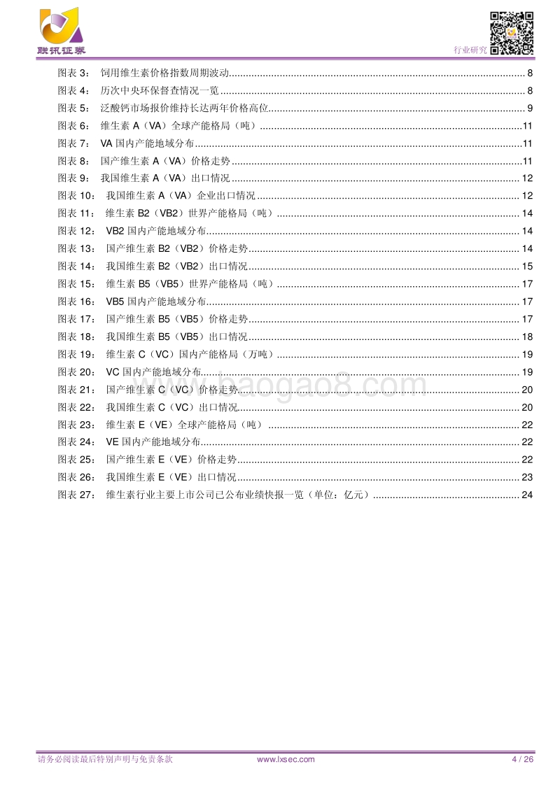 维生素原料药：行业周期弱化，产品价格维持高位是新常态.pdf_第4页
