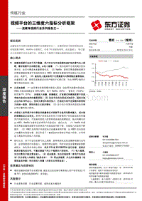 流媒体视频行业系列报告之一：视频平台的三维度六指标分析框架.pdf