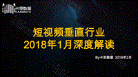 2018年1月短视频垂直行业深度解读.pdf