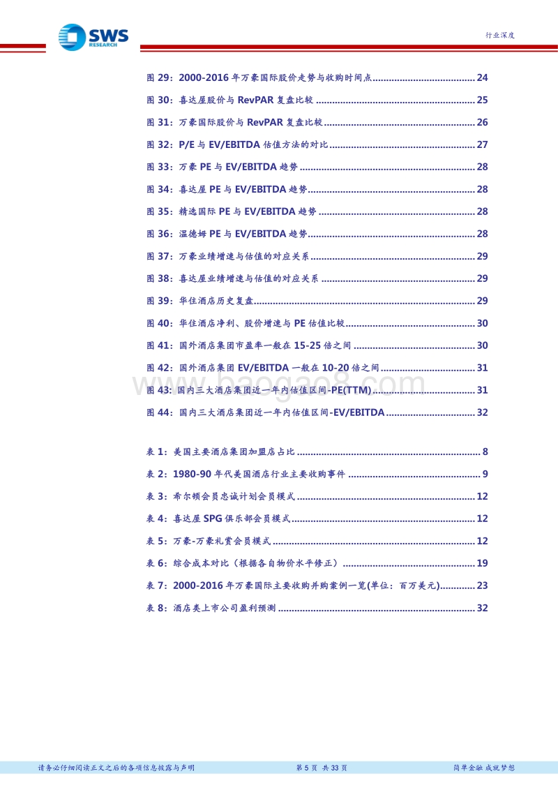 酒店周期论之二：中美行业对比：门店拓展带来深度与广度布局，RevPAR增速的边际变化决定估值区间.pdf_第5页