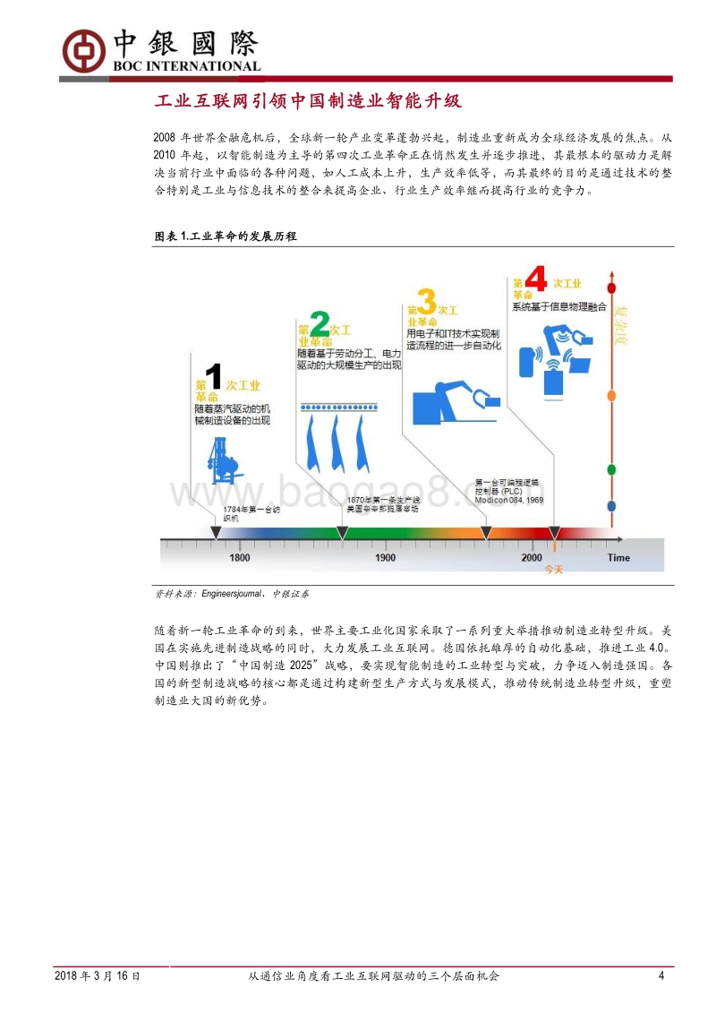 工业互联网专题研究报告之一：从通信业角度看工业互联网驱动的三个层面机会.pdf_第4页