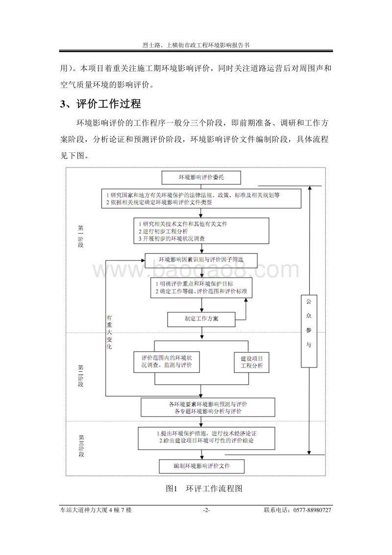 烈士路、上横街市政工程环境影响评价报告书全本.doc_第2页