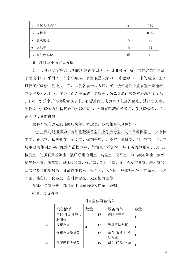 XX市食品安全检（监）测能力建设规划项目环境影响评价报告书全本.pdf_第4页