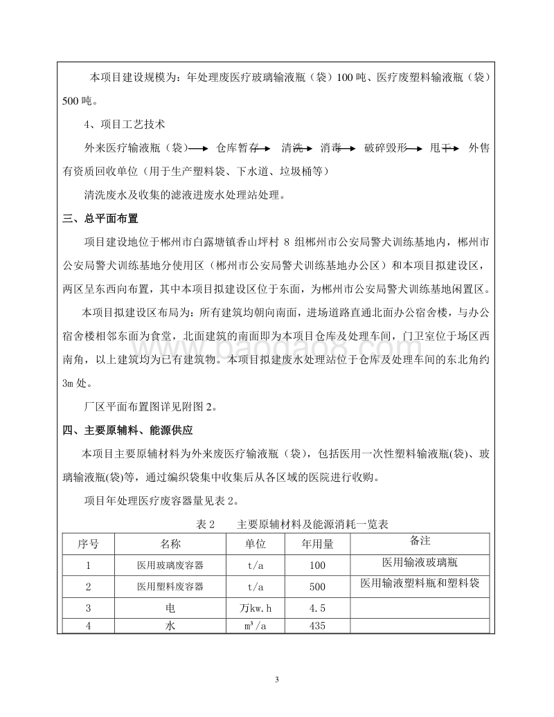 XX市医疗使用后一次性塑料（玻璃）输液瓶（袋）回收处置项目环境影响评价报告书全本.doc_第5页