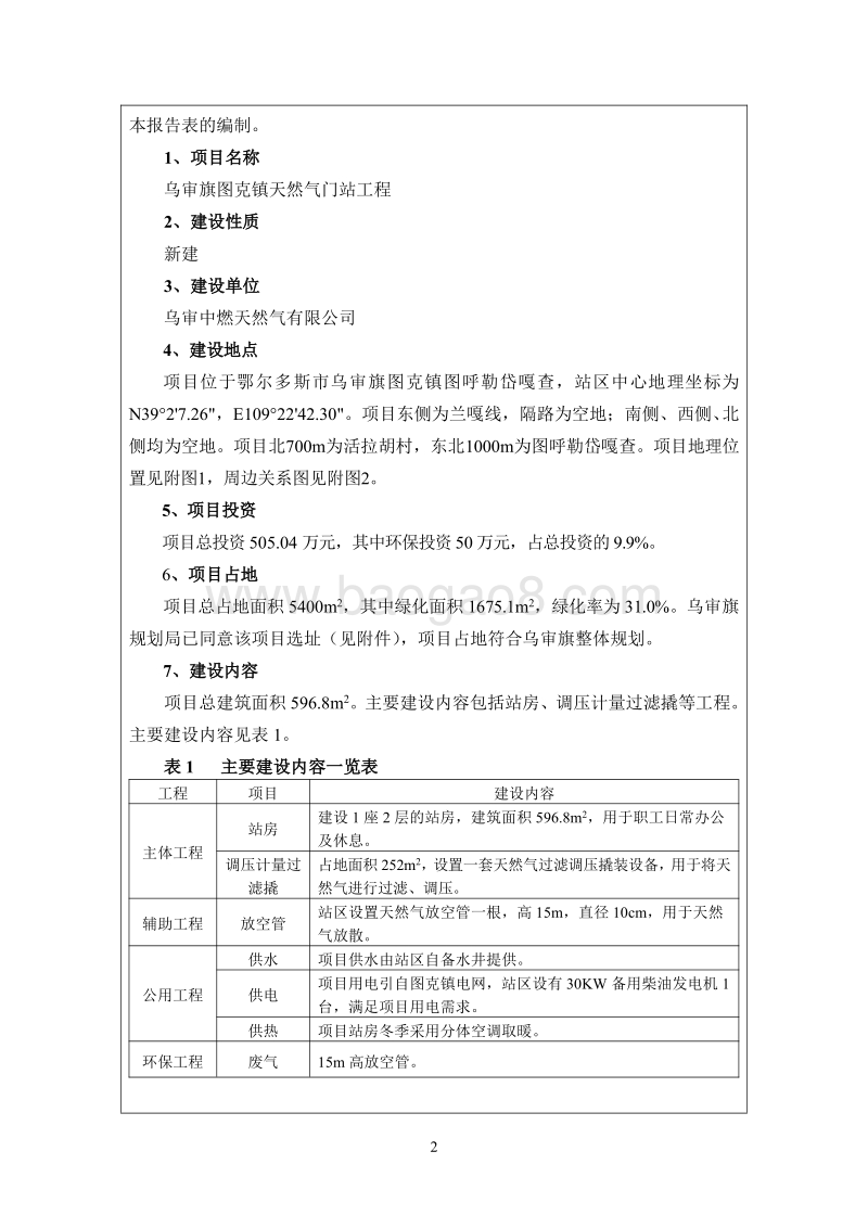 XX开发区天然气门站工程环境影响评价报告表全本.pdf_第4页