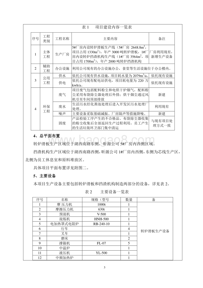 XX昕源集团有限公司年产5000吨转炉挡渣法系统技术改造项目环境影响评价报告表全本.doc_第5页