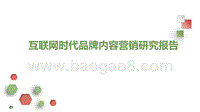 互联网时代品牌内容营销研究报告.pptx