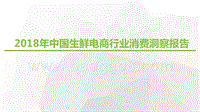 2018年中国生鲜电商行业消费洞察报告.pptx