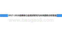 2017-2018自媒体行业现状研究与未来趋势分析报告.pptx