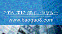 2016-2017保险行业洞察报告.pptx