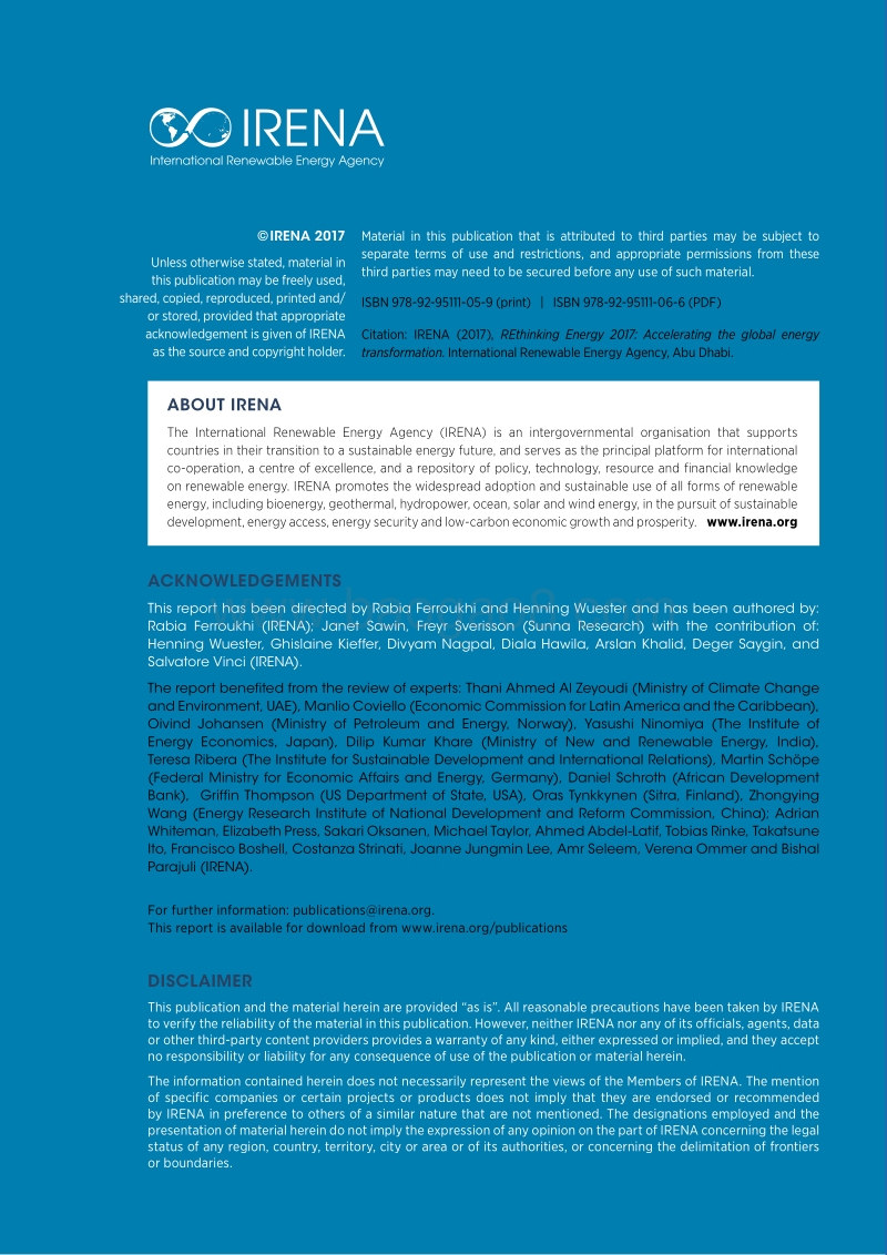 2017重新思考能源：加速全球能源转型（英文版）.pdf_第2页