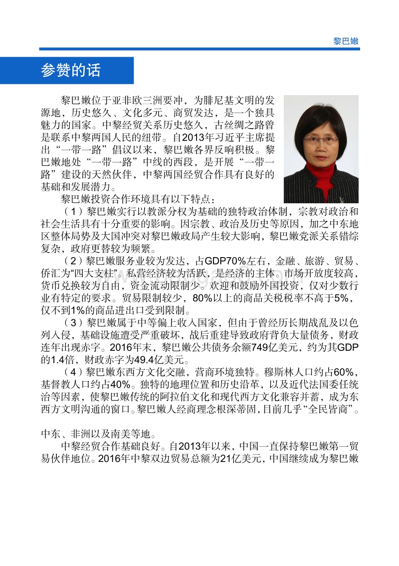 2017年对外投资合作指南：黎巴嫩.pdf_第4页