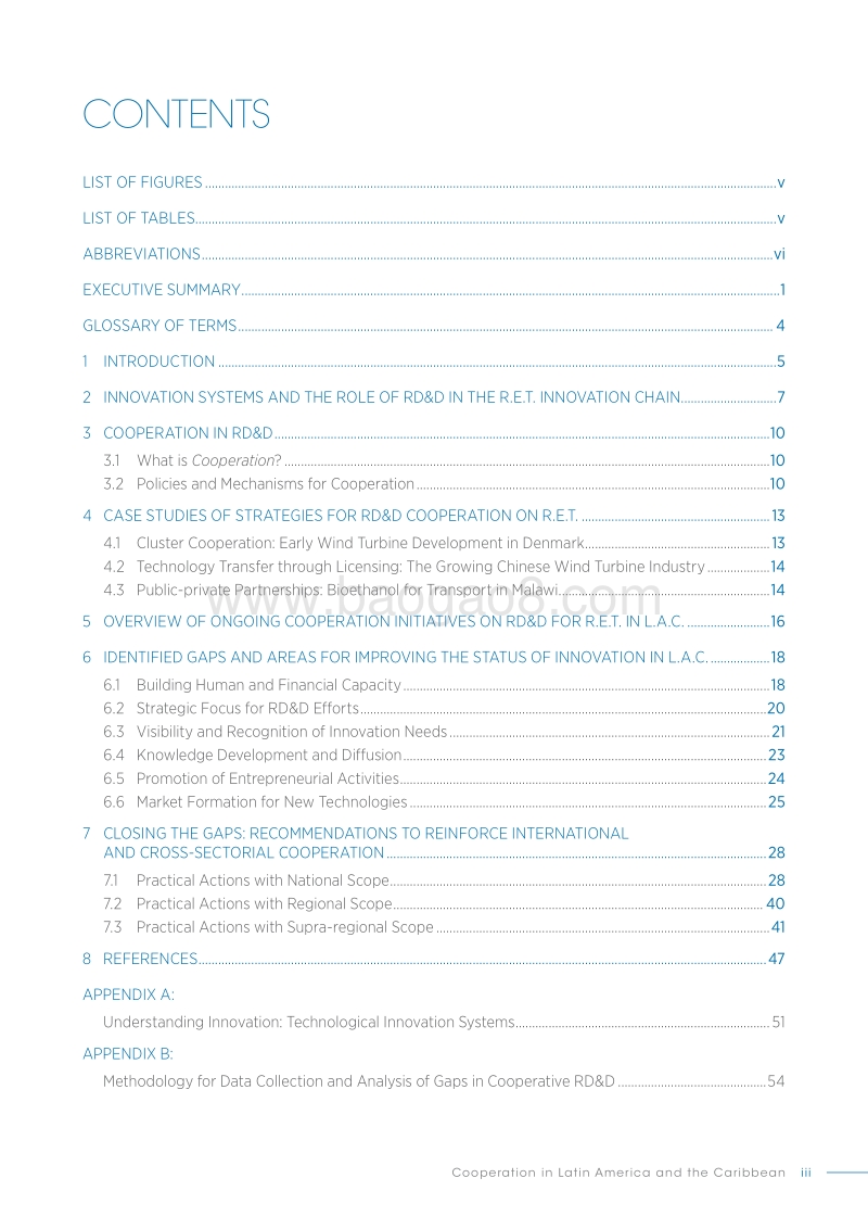 可再生能源技术的研发：拉丁美洲和加勒比地区的合作（英文版）.pdf_第5页