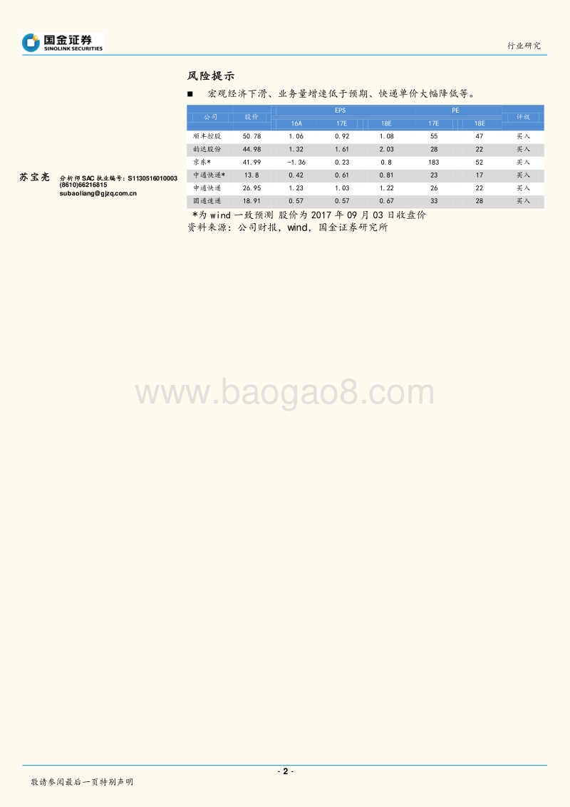 快递物流2017年日常报告：市场空间+标准化双维度切入，供应链物流何去何从？.pdf_第2页