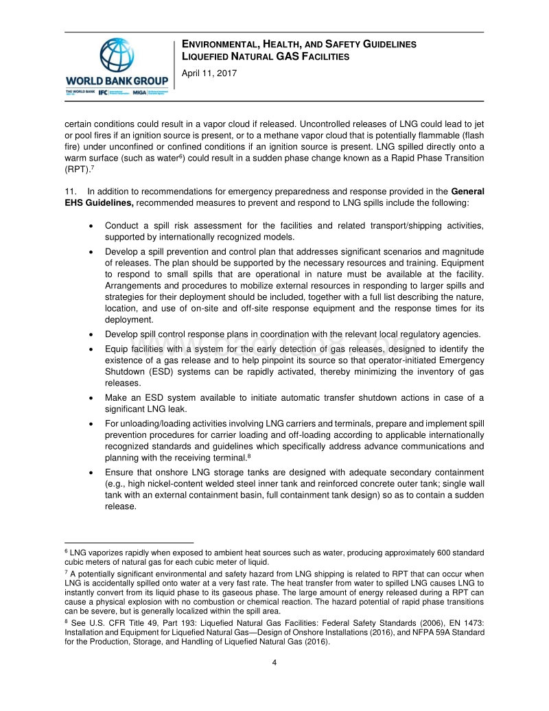 液化天然气设施的环境、健康和安全指南（英文版）.pdf_第4页