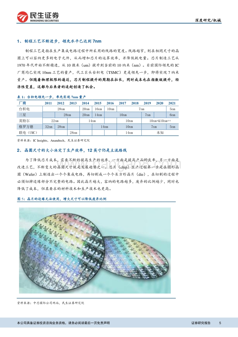 新制造新动能系列报告01：自主装备助力打造中国“芯”.pdf_第5页