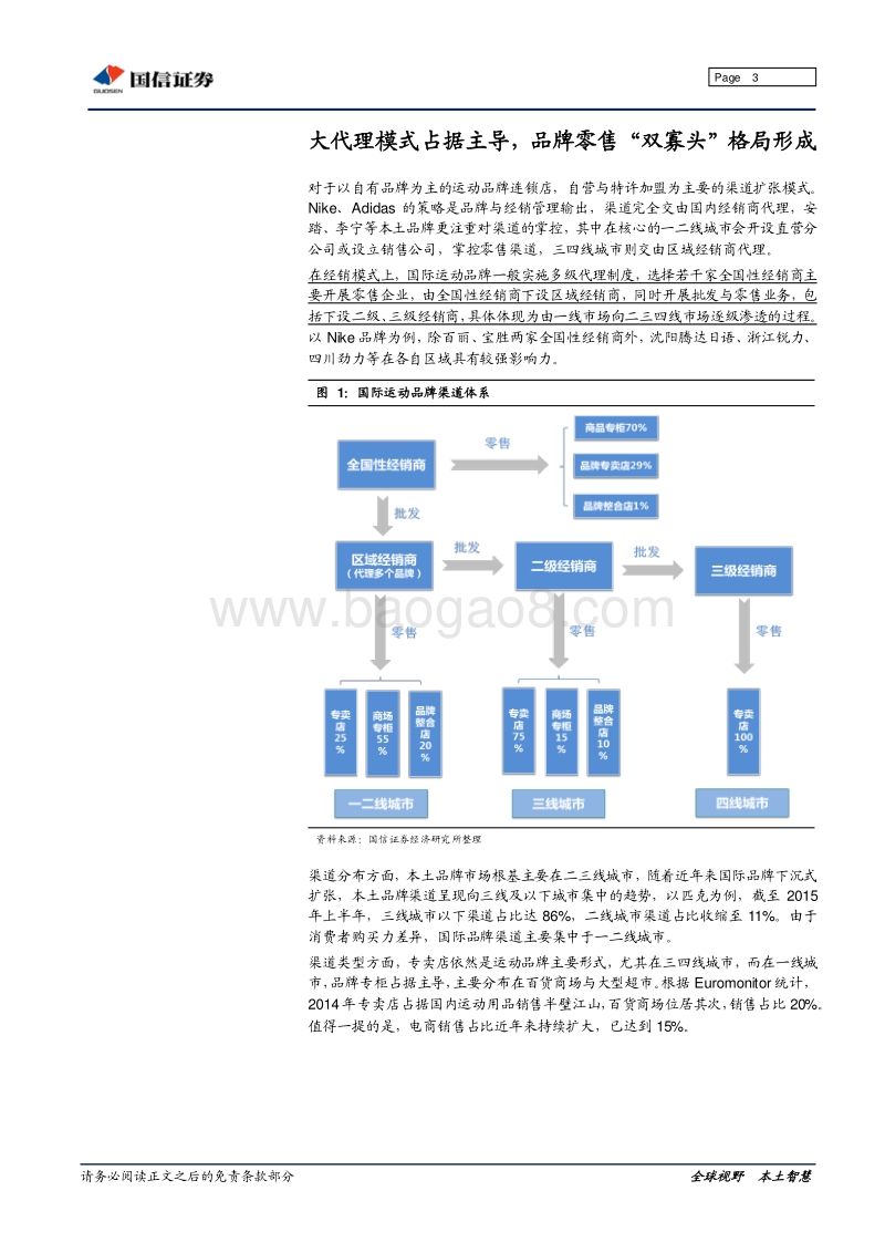 体育用品专题研究之二：渠道篇-渠道多元化变革加快，孕育发展新机遇.pdf_第3页