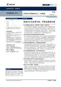 体育用品专题研究之二：渠道篇-渠道多元化变革加快，孕育发展新机遇.pdf