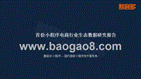 首份小程序电商行业生态数据研究报告.pptx