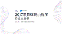 2017年自媒体小程序行业白皮书.pdf