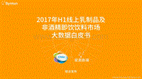 2017年H1线上乳制品及非酒精即饮饮料市场大数据白皮书.pdf