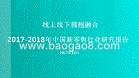 2017-2018年中国新零售行业研究报告.pptx