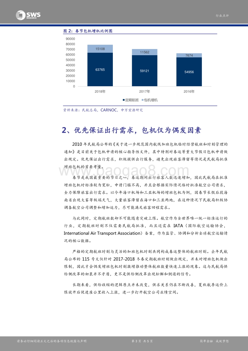 2018航空春运系列报告（1）：春运航空供给增速之谜.pdf_第3页