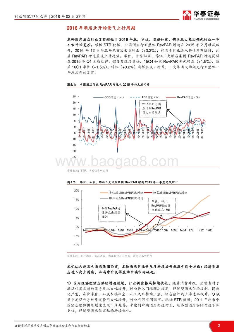 中国有限服务酒店市场空间研究：顺周期调结构，酒店长期高景气.pdf_第2页